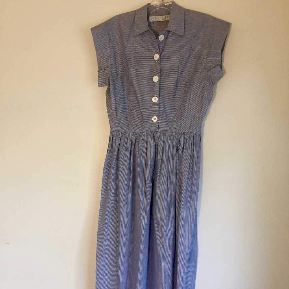 Christy Dawn Piper Dress Huckleberry Stripe